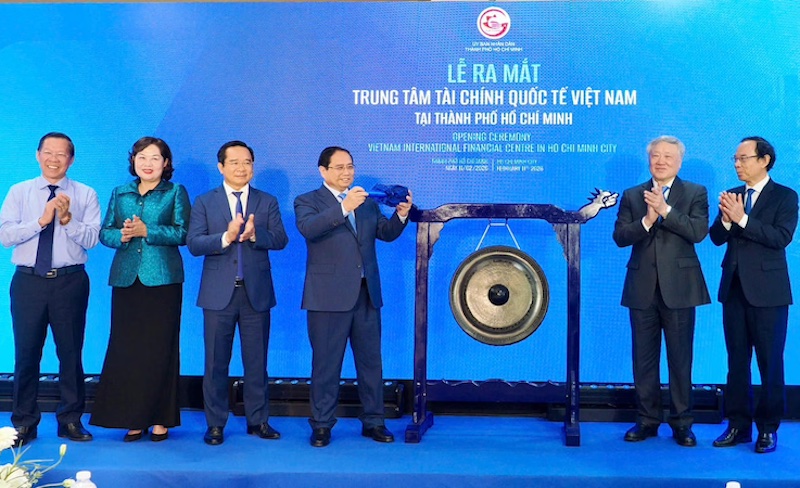 Thủ tướng Phạm Minh Chính dự Lễ ra mắt Trung tâm tài chính quốc tế Việt Nam tại TP HCM